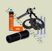 Accessoires pour la protection des sabots par collage/collage